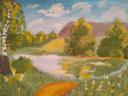 Пейзаж моя малая Родина