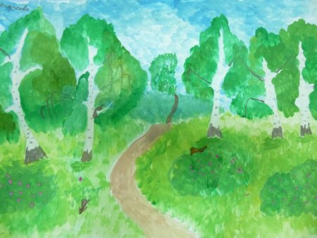 Красота родного края рисунки