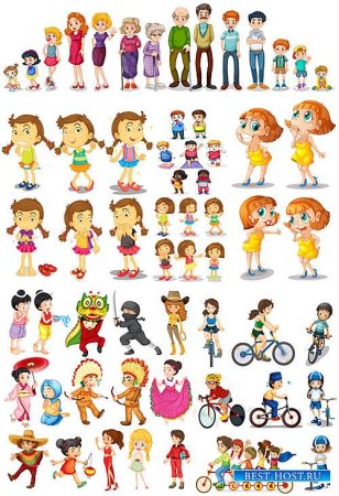 Мультяшные фигурки людей