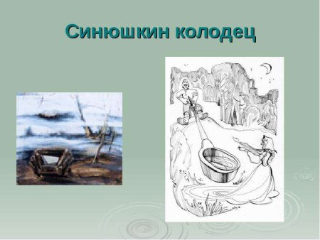 Синюшкин колодец Бажов раскраска