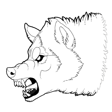 Wolf Lineart