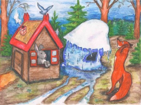 Зайкина избушка сказка