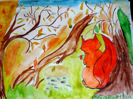 Осенние рисунки для детей