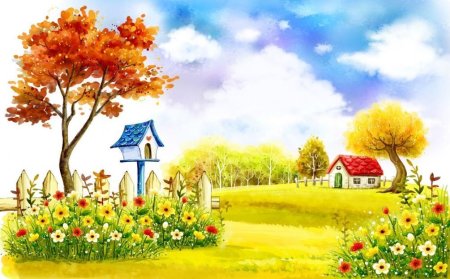 Мультяшный пейзаж