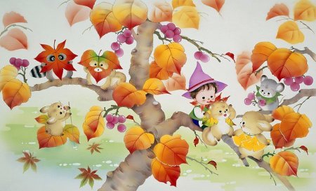 Осень мультяшная