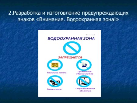Водоохранные знаки для дошкольников