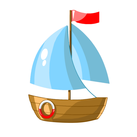 Кораблик мультяшный