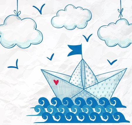 Нарисовать кораблик