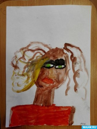 Наши мамы рисунки детей