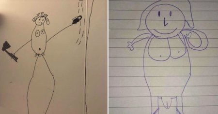 Смешные детские рисунки