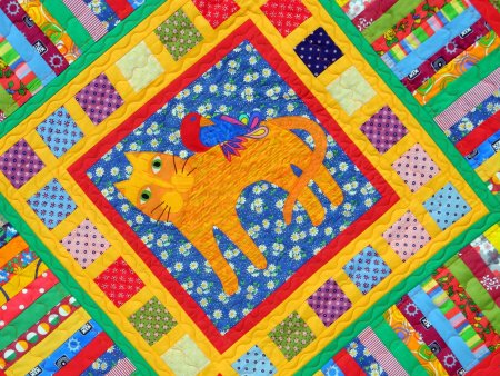 Рисование лоскутное одеяло