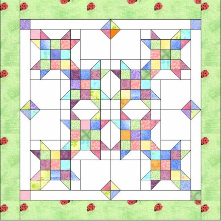 Лоскутное одеяло схемы