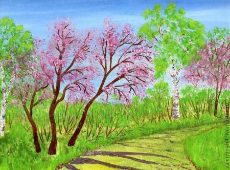 Рисунок красота весны