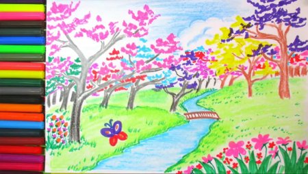 Рисование ранняя Весна