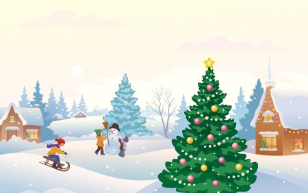 Новогодний пейзаж