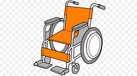 Инвалидное кресло нарисованное