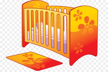 Детская кроватка мультяшная