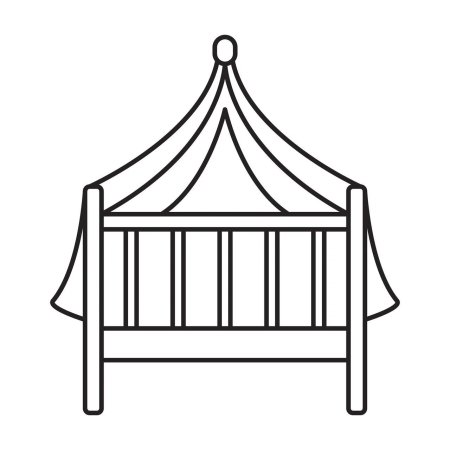 Кроватки для новорожденных иконка