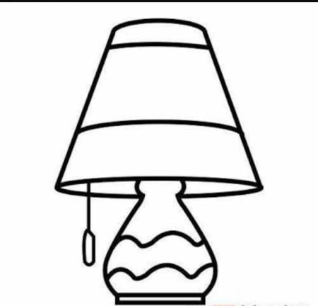 Лампа раскраска для детей