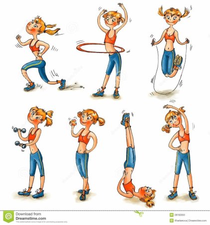 Физкультура для детей мультяшные