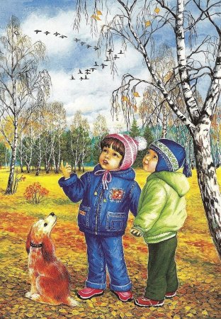 Виктория Кирдий рисунки осень