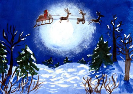 Рисунок новогоднее чудо для конкурса