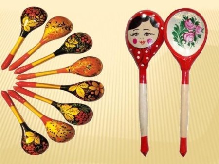 Русские ложки деревянные