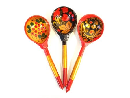 Хохломская роспись ложка