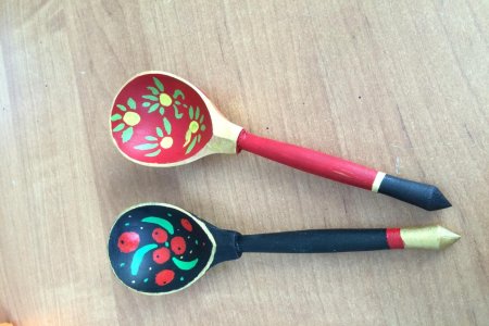 Роспись ложек деревянных для детей