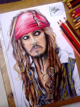 Джонни Депп мультяшный