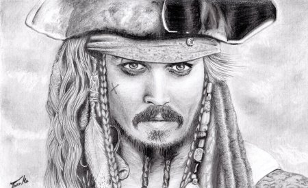 Портрет Джека воробья