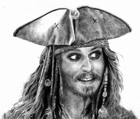 Капитан Джек Воробей портрет