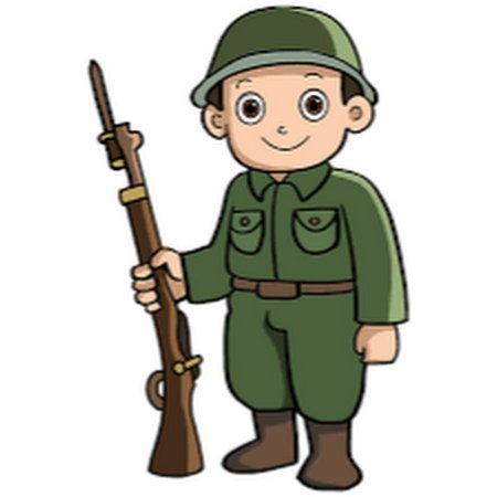 Портрет военного карандашом