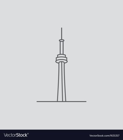 Москва Останкинская башня вектор
