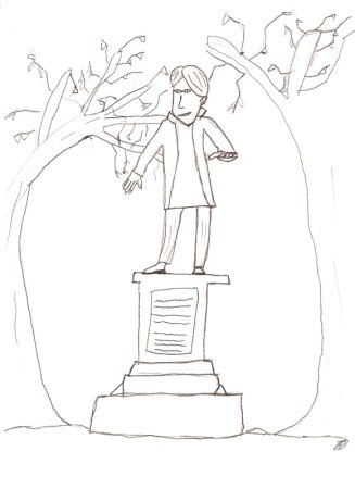 Памятник рисовать