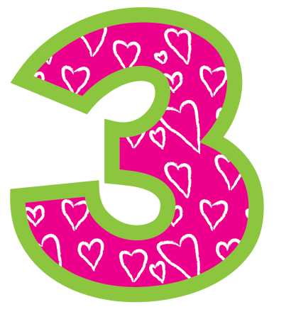 Цифра 3 для детей