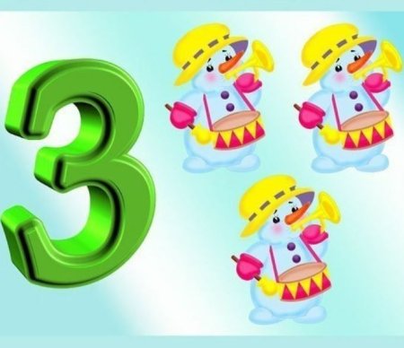 Цифры для детсада