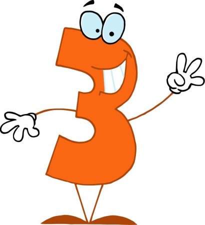 Веселые цифры человечки