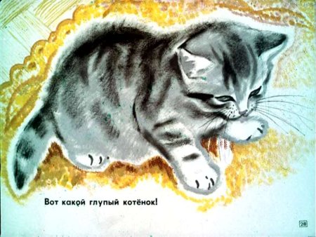 Котенок мультяшный