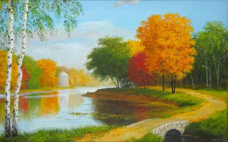 Художник Александр Болотов- летние пейзажи