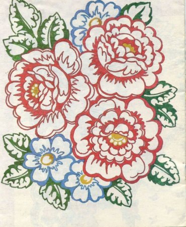 Павлопосадские платки орнамент для детей