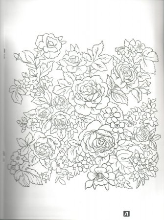 Схема расположения орнамента на платках