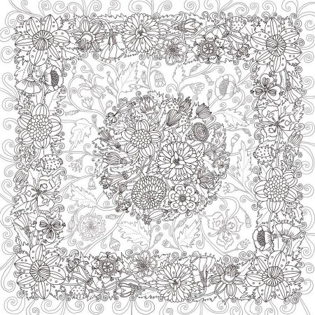 Павлопосадские шелковые платки жаккард