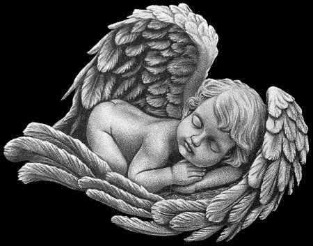 Ангелочки для гравировки