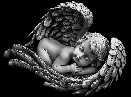 Ангел для гравировки на памятниках