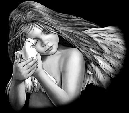 Ангелок гравировка