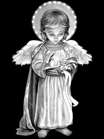 Ангелочки для гравировки на памятниках