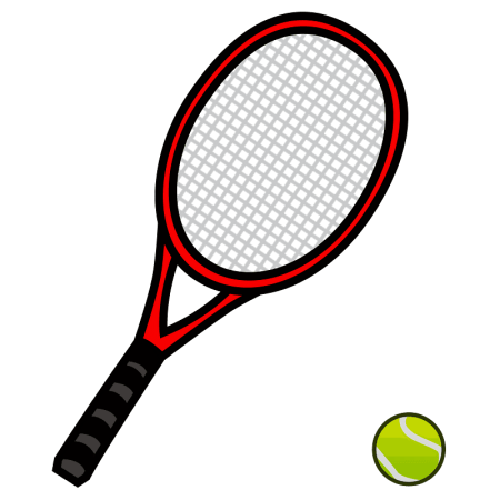 Теннисная ракетка для большого тенниса вектор