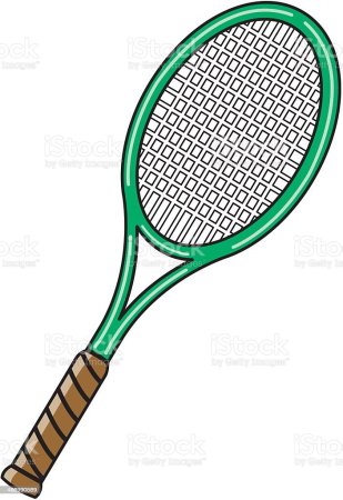 Мультяшный теннисная ракетка