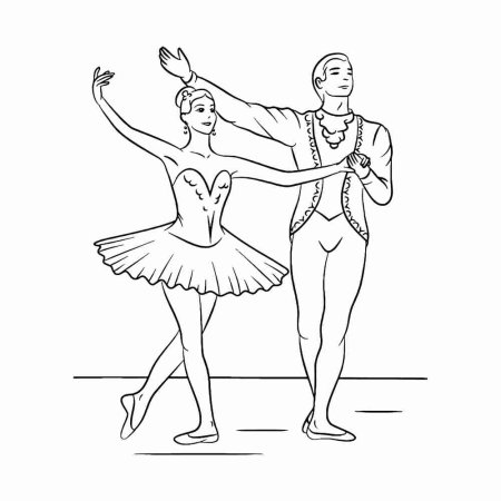 Балет Щелкунчик Чайковский рисунок